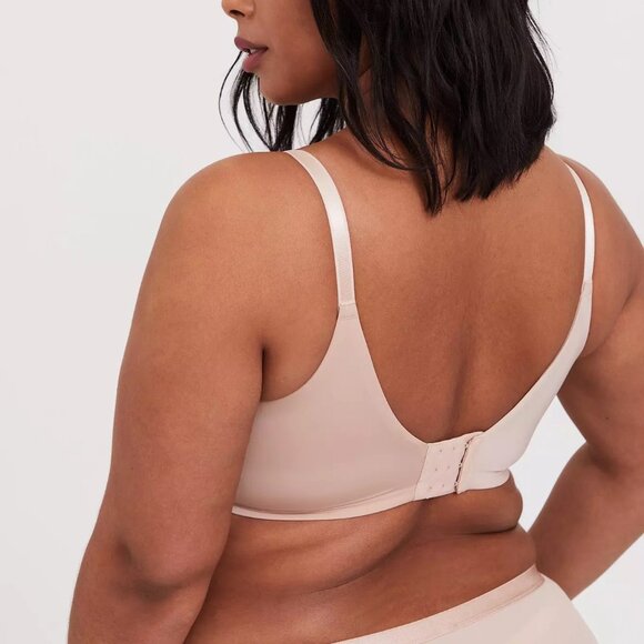 NEW Torrid 46DD Size Curve Back Smoothing Lightly Lined Full Coverage Beige Bra - Picture 2 of 6